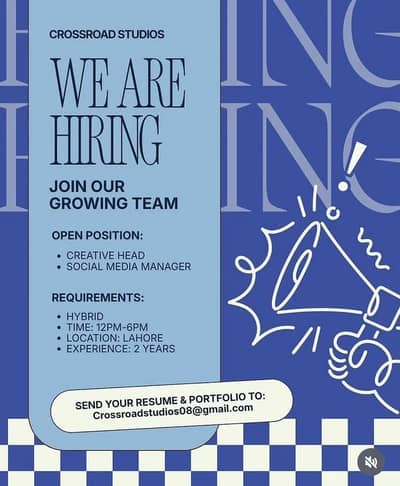 We are hiring Social Media Manager and content creator