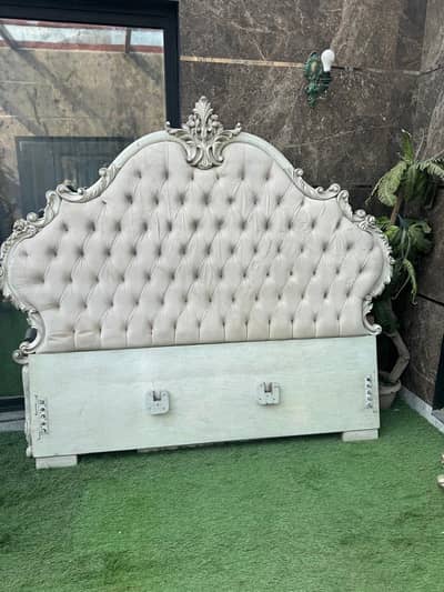 King bed - Two side tables - 1 dressing table n mirror
