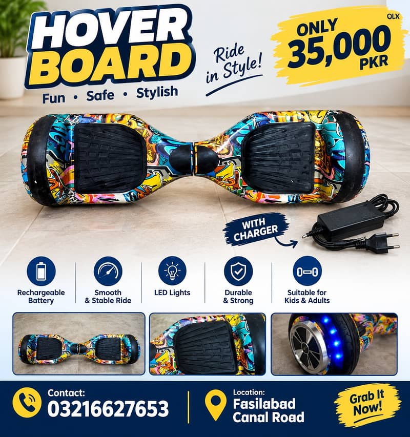 Hoverboard | Self Balancing Scooter | Hover Board 0