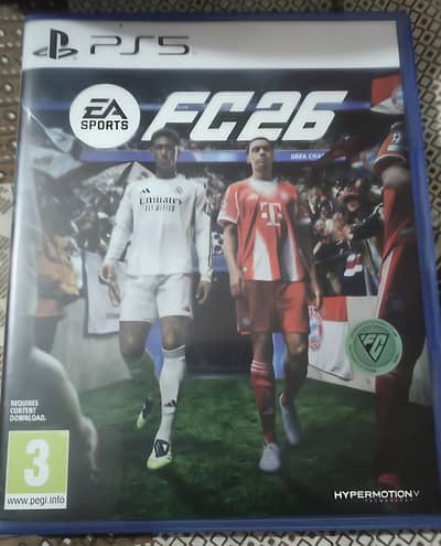 URGENT SALE Ps5 Fc 26 in very New condition no scratch on CD