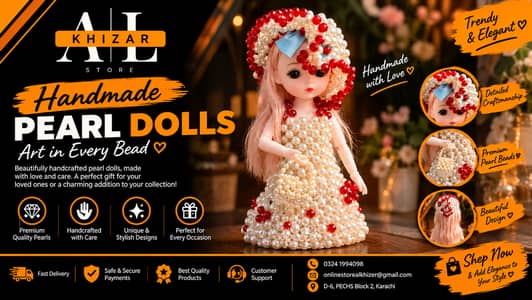 Handmade Pearl Dolls – Beauty in Every Bead!