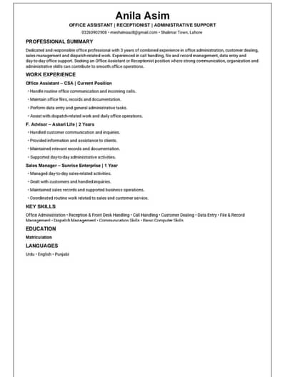 searching for job