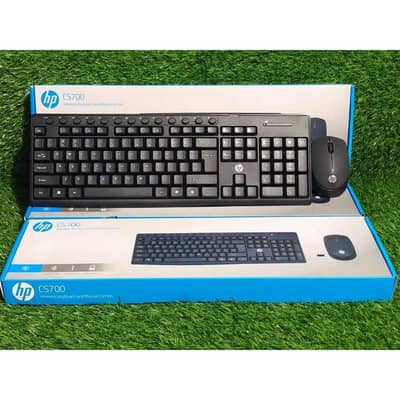 HP wireless Keyboard Mouse Combo CS700 [High-Copy]