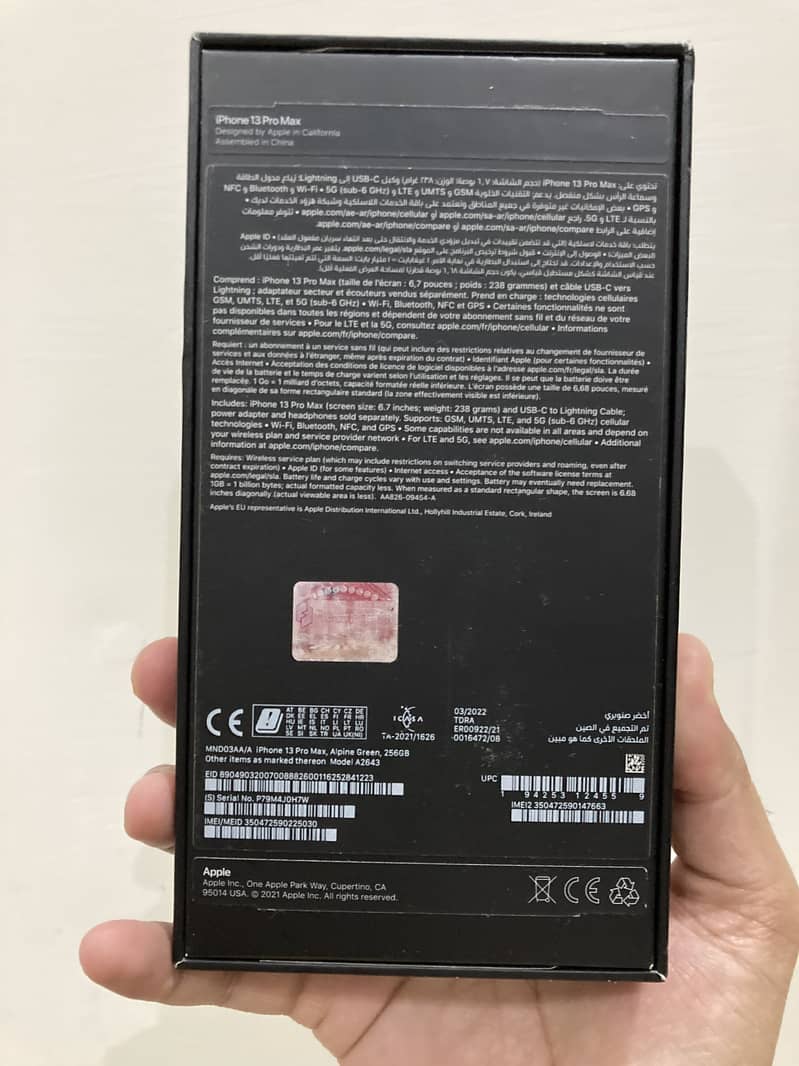 Apple iPhone 13 Pro Max 256gb 10