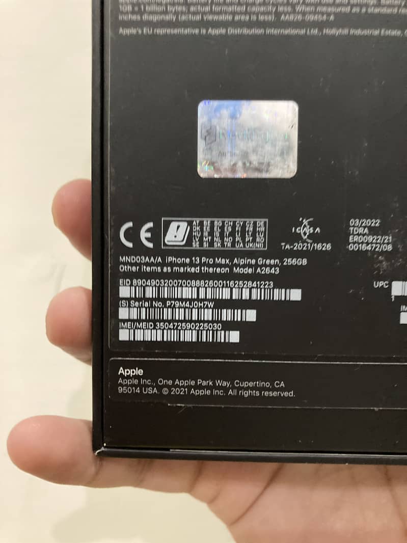 Apple iPhone 13 Pro Max 256gb 11