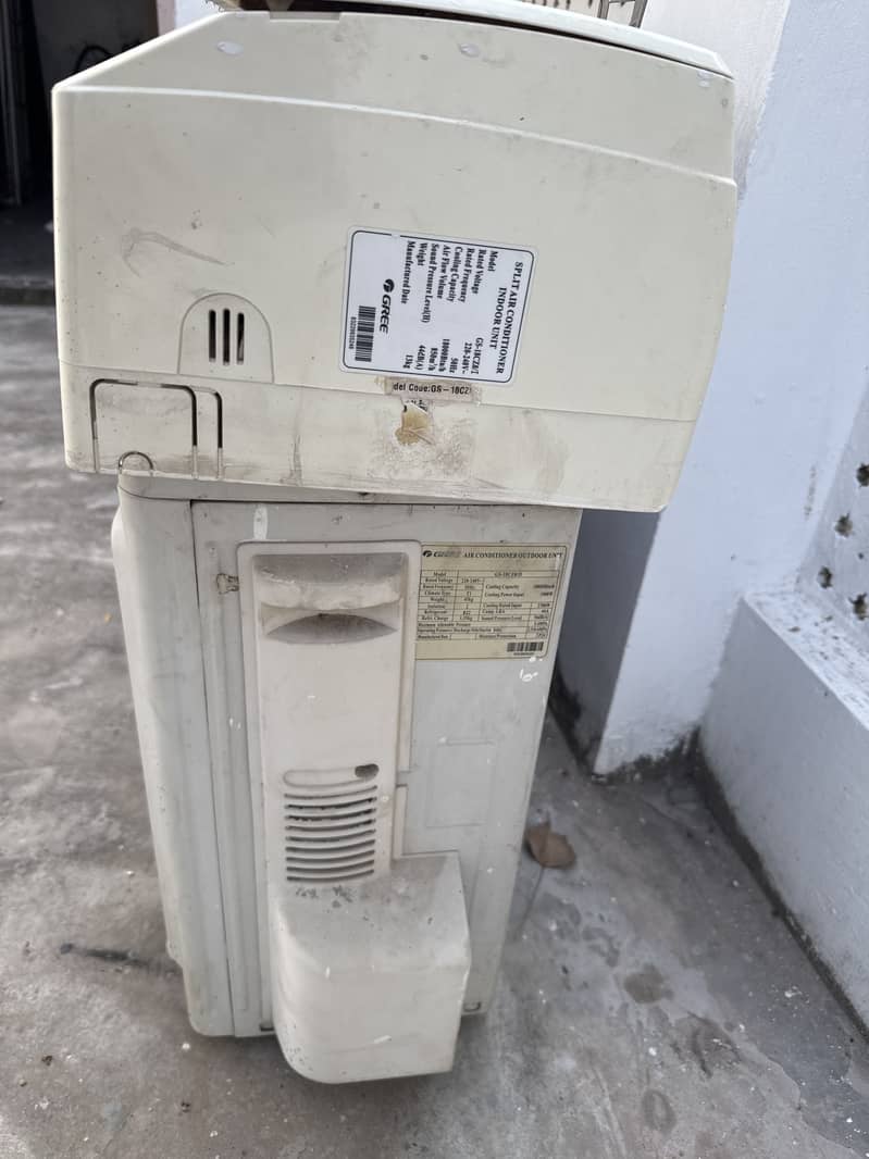 gree 1.5 split ac in working 1