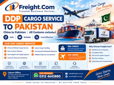 DDP Cargo Service to Pakistan | China to Pakistan Shipping | All Custo