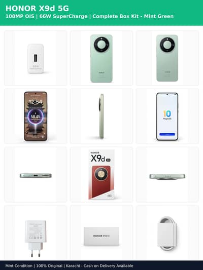 Honor X9D Full Box Condition With Official Warranty