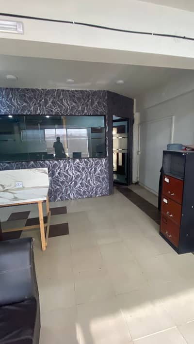Semi furnished office for rent at baloch pull main shahra e faisal karachi