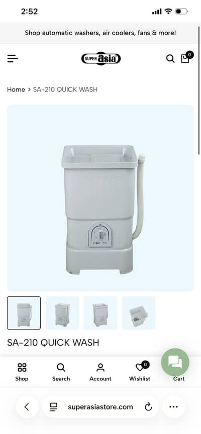 It's a washing machine brand new