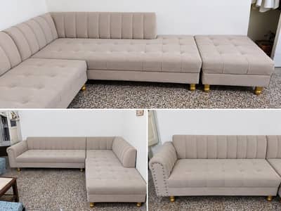 7 Seater L SHAPE SOFA