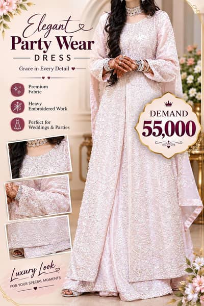 Bridal maxi | Wedding maxi | walima maxi | for sale