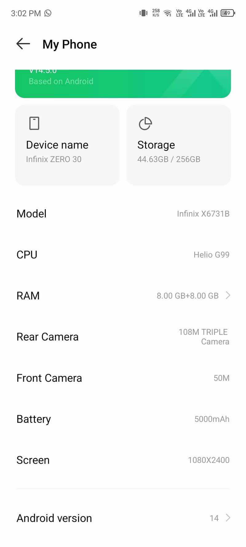 Infinix Zero 30 2