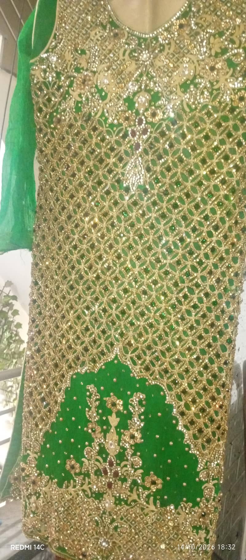 fancy cutwork dress 1