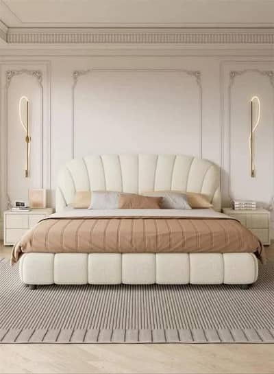 Double bed - King size bed - Poshish bed - bed set - Bedroom set