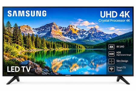 Orignal Samsung Smart QLED TV 4k 3 years warranty O3O882O898O