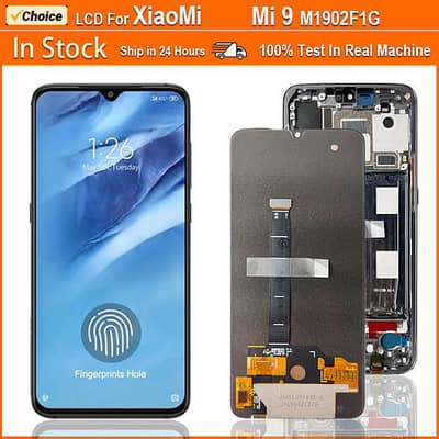 Xiaomi Mi 9 LCD screen original panel finger print ok