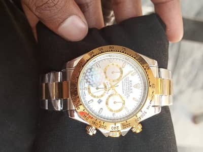 R-O-L-E-X Daytona  stainless steel  Extremely premium quality