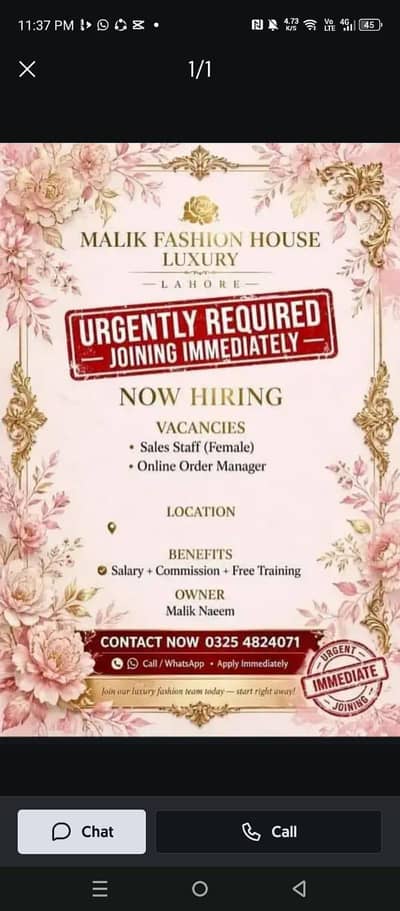 Online Job Offer