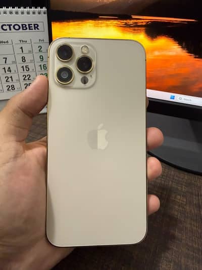 iPhone 12 Pro Max available for sale in elegant Gold color.