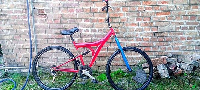 All Ok Urgent sale 26" Mountain Bike Dual Suspension smooth Gear