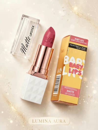 LUMINA AURA Baby Lips Matte Lipstick - Professional Matte Lip Color |