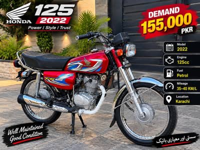 Honda 125 2022 in best price