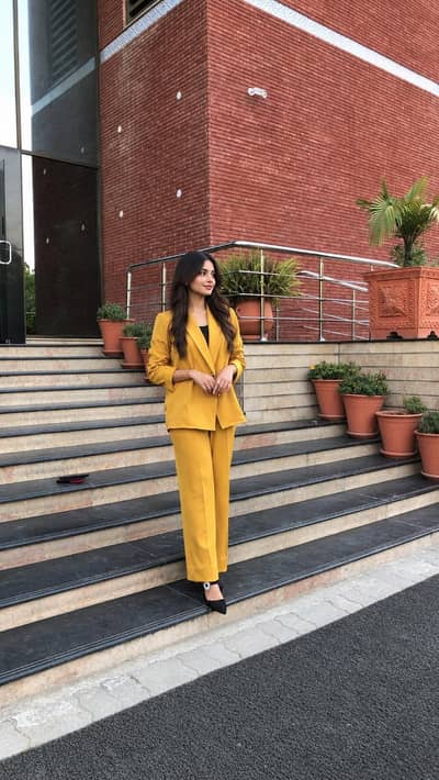Limelight Mustard Co-Ord Suit - XS