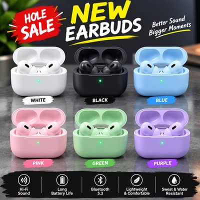 Hot Sale New Wireless Bluetooth Airbuds – Multiple Colors Available