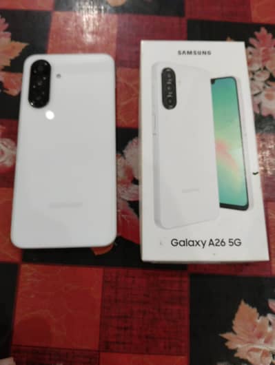 Samsung Mobile A26 5g in excellent condition with original box