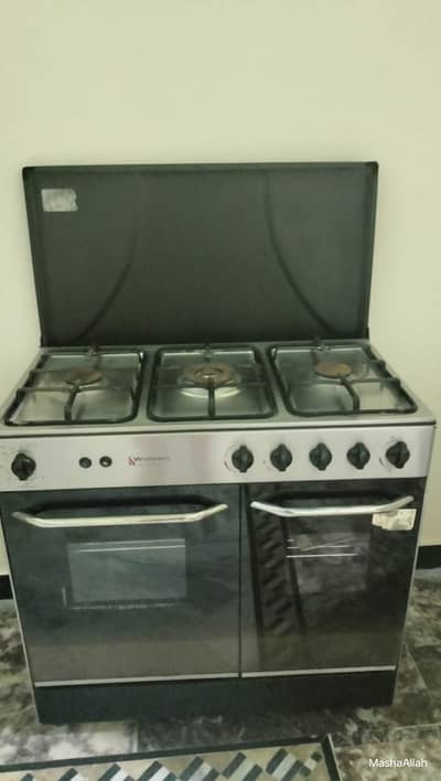Wide 3 Burners Stove + Oven