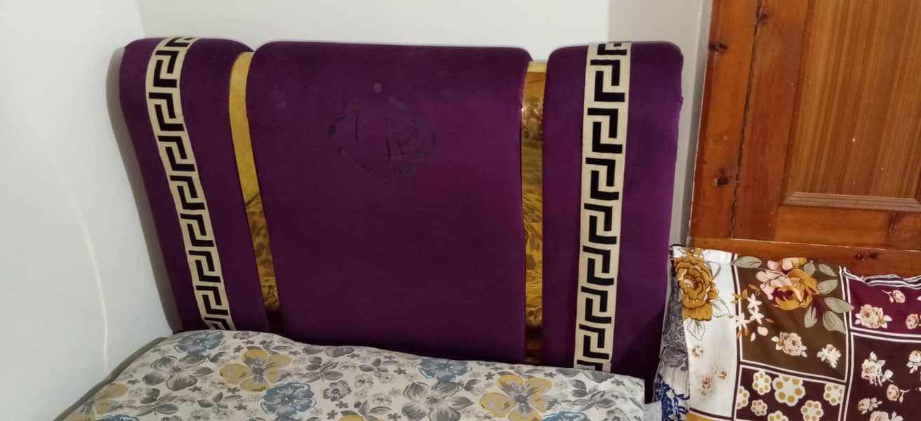 Bed with side table 0