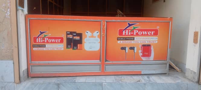 Glass counter for mobile shop available for sale