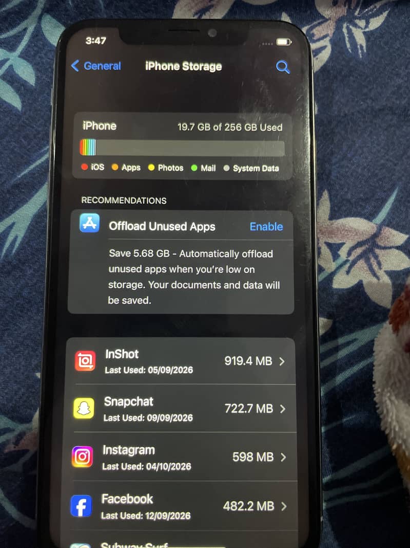 Apple iPhone X 256 4