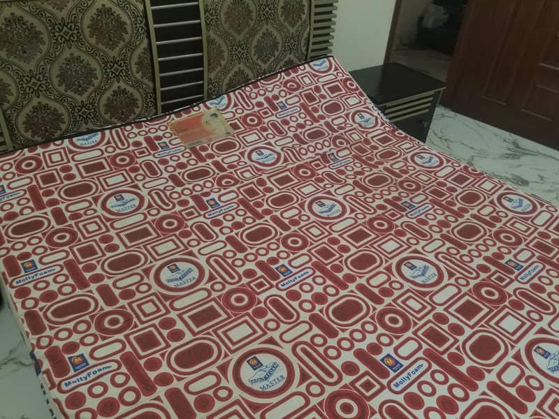 Bed + Side Table + Dressing Table+ Bed Mattress+Pillow 13