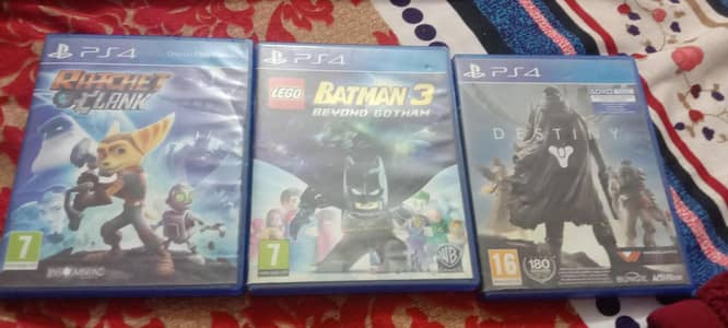 pack of 3 PlayStation 4 games new
