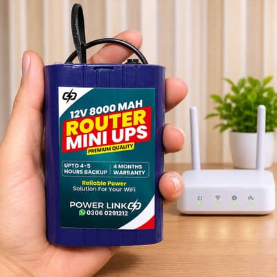 Best Internet Router Power Bank 4 Hours + BACKUP 5 Month Warranty