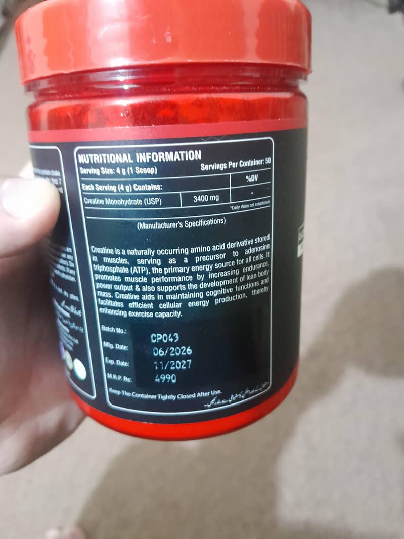 Creatine Monohydrate 1