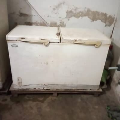 Fridge & Double door Deep Freezer