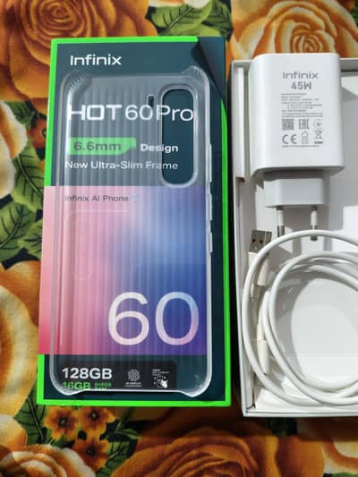 Infinix hot 60 pro kam use 10/10 condition