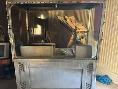 counter for burger shawarma fast food hot plate fryer03071353091