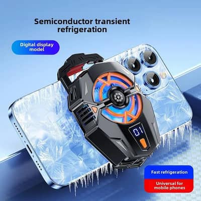 Wireless mobile phone  radiator fan black