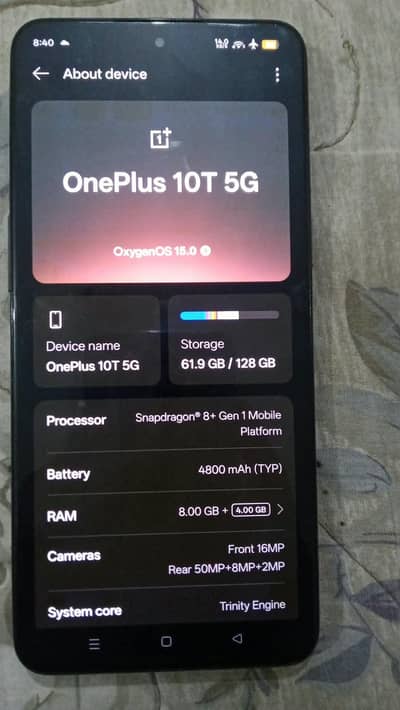 One Plus 10T Non Pta