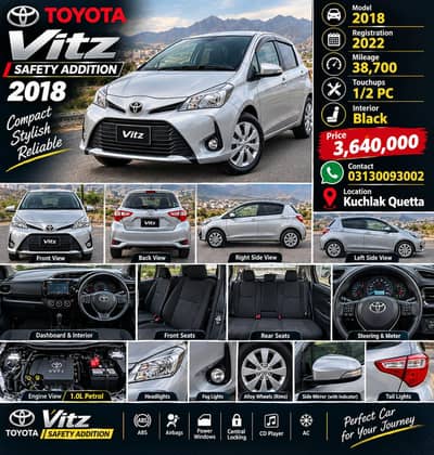 Toyota vitz 2018 urgently for sales