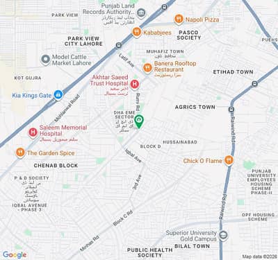 1 Kanal Residential Plot For Sale in Dha EME