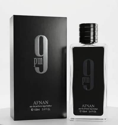 AFNAN 9 pm black (eau de perfum) for men 100ml \ long-lasting AMBER