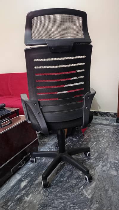 Computer and Executive Chair