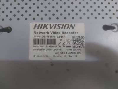 hikvision 16 Channel NVR
