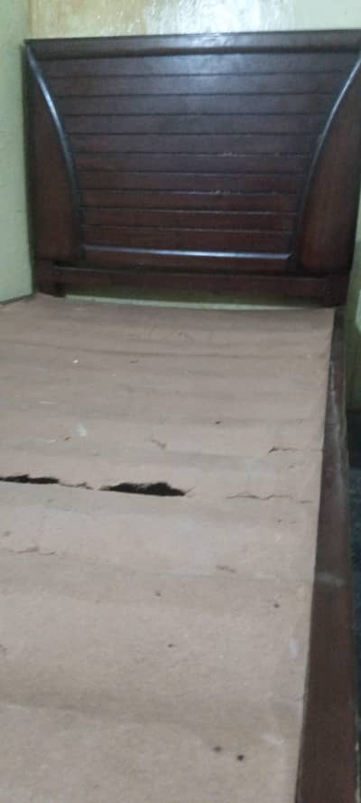 2 wooden single bed for sale urgent , Rawalpindi