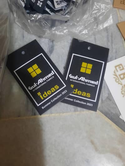 cloth tags and bags